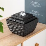 Water Fountain Indoor Lucky Ball Water Ornaments Tabletop Desktop w/Water Pump M... - Image 2