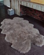 WaySoft New Zealand Sheepskin Area Rug – Genuine Fluffy Wool, Multiple Sizes, Be... - Image 2