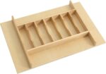 WelFurGeer Premium Wooden Silverware Organizer for Kitchen Drawers, Utensil Tray... - Image 2