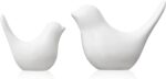 White Bird Statue Set – Modern Tabletop Sculptures for Living Room, Entryway, Fi... - Image 2