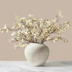 White Cherry Blossom Branches – 6 Pcs 33.5" Long Stem Artificial Flowers for Tal... - Image 2