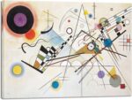 Wieco Art Canvas Wall Art Wassily Kandinsky Composition VIII Large Picture Print... - Image 2