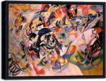 Wieco Art Framed Canvas Wall Art Composition VII, 1913 by Wassily Kandinsky Clas... - Image 2