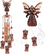 Wind Chimes Outdoor Clearance, Ukulork Angel Aluminum Tube Windchime with S Hook... - Image 2