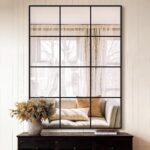 Window Pane Wall Mirror, 40"x30" Wall Mounted Window Mirror for Living Room, Bed... - Image 2