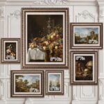 Wonderjune Vintage Picture Frames Set of 6, Gallery Wall Frame Set (4x6, 5x7, 8x... - Image 2