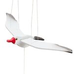 Wooden Flying Seagull Decorative Hanging Mobile Nautical Ornament Nursery Room B... - Image 2