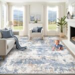 XLUEZ 8x10 Area Rugs for Living Room, Washable Modern Abstract Large Area Rug Ne... - Image 2