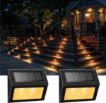 XLUX Solar Lights for Steps Decks Pathway Yard Stairs Fences, LED lamp, Rainproo... - Image 2