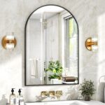 XRAMFY 20"x30" Black Arched Bathroom Mirror - Wall Mirror for Bathroom, Metal Fr... - Image 2