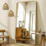 XRAMFY 76"x34" Floor Full Length Mirror Standing Full Body Rounded Corner Rectan... - Image 2