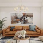 YDYSUNE Abstract Canvas Wall Art, Modern Wall Decor Painting, Brown Room Decorat... - Image 2