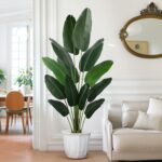 YEPDIN Artificial Bird of Paradise Plant 6 Ft Tall Fake Banana Leaf Plant for In... - Image 2
