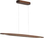 YISDESIGN 51" Wood Linear Pendant Light Wood Dining Room Light Fixture Modern Po... - Image 2