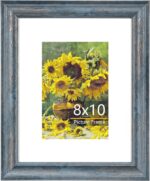 YOUNG POONG 8x10 Picture Frame，Display Pictures 5x7 with Mat or 8x10 Without Mat... - Image 2