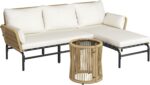 Yaheetech 3 Pieces L-Shaped Conversation Sofa Set, Outdoor Patio Furniture Set w... - Image 2