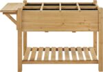 Yaheetech 49x22x32in 8 Pockets Horticulture Raised Garden Bed Elevated Wood Plan... - Image 2