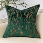 Yangest Green Twigs Throw Pillow Cover Branches Velvet Cushion Case Neutral Pill... - Image 2