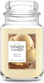 Yankee Candle French Vanilla Scented Candle, 22oz Large Jar with up to 150 Hour ... - Image 2