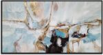 Yihui Arts Abstract Canvas Wall Art, Hand Painting Modern Oil Painting with Gold... - Image 2