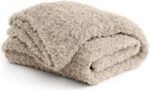 YnM Luxury Faux Rabbit Fur Throw Blanket, Ultra Soft & Breathable Hand-Knitted R... - Image 2