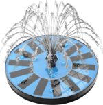 Yzert Solar Fountain Bird Bath Fountains Pump Upgraded 100% Glass Panel, Solar P... - Image 2