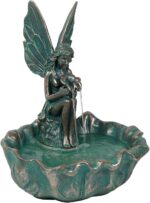 ZMG 14" Angel Fairy Outdoor Water Fall Fountain, Durable Resin Garden Fountain f... - Image 2