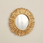 ZOROSY Gold Round Wall Mirror 12 inch - Small Wall Mirror Decorative, Boho Wall ... - Image 2