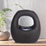 Zen Waterfall Fountain Indoor – Small Indoor Water Fountains with Relaxing Water... - Image 2