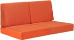 Zuo 703652 Cosmopolitan Sofa Cushion, Orange, Upholstered in Industry Leader Sun... - Image 2