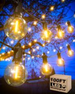 Zuske Outdoor String Lights Waterproof, 100FT LED Patio Lights with 53 Shatterpr... - Image 2
