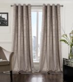 always4u 100% Blackout Soft Velvet Curtains for Bedroom Living Room Thermal Ener... - Image 2