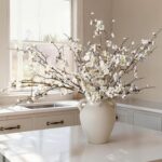 florisso 6 PCS Artificial Cherry Blossom Branches Spring Indoor Decoration, Faux... - Image 2