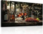 hyidecorart Wall Art For Kitchen Wall Decor For Living Room Wine Glass Wall Dini... - Image 2