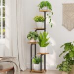 iDavosic.ly Tall Plant Stand Indoor, 4 Tier Corner Multiple Flower Holder Shelf ... - Image 2