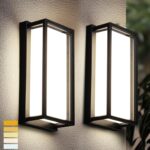 iYogaled Dimmable Modern Outdoor Wall Light Fixtures, 1400LM Waterproof Porch Li... - Image 2