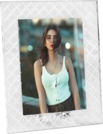 kitCom Crystal Diamond 5x7 Frame, Luxury Diamond Craft, Crystal Standing Photo F... - Image 2