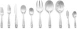 nambe Dazzle 45-Piece Flatware Set Service for 8 Plus Butter Knife, Sugar Spoon ... - Image 2