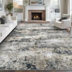 pmtsns Area Rugs 8x10 for Living Room: Washable Rug Modern Abstract Neutral Soft... - Image 2