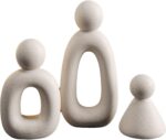 suruim Abstract Family of 3 Figurines Modern Sculptures Home Decorative Accents ... - Image 2