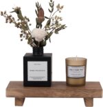 zoocatia Small Wood Tray Pedestal Stand Farmhouse Bathroom Decor Decorative Wood... - Image 2